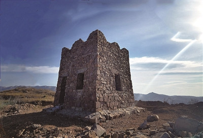 大谷关客家小镇项目东烽火台建成