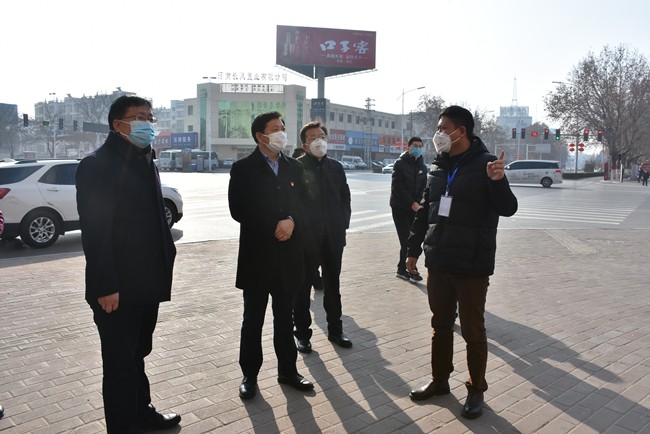 市委常委,统战部部长黄旭东督导检查市城区公共文化场所疫情防控工作